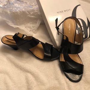 NEVER WORN open toe pumps